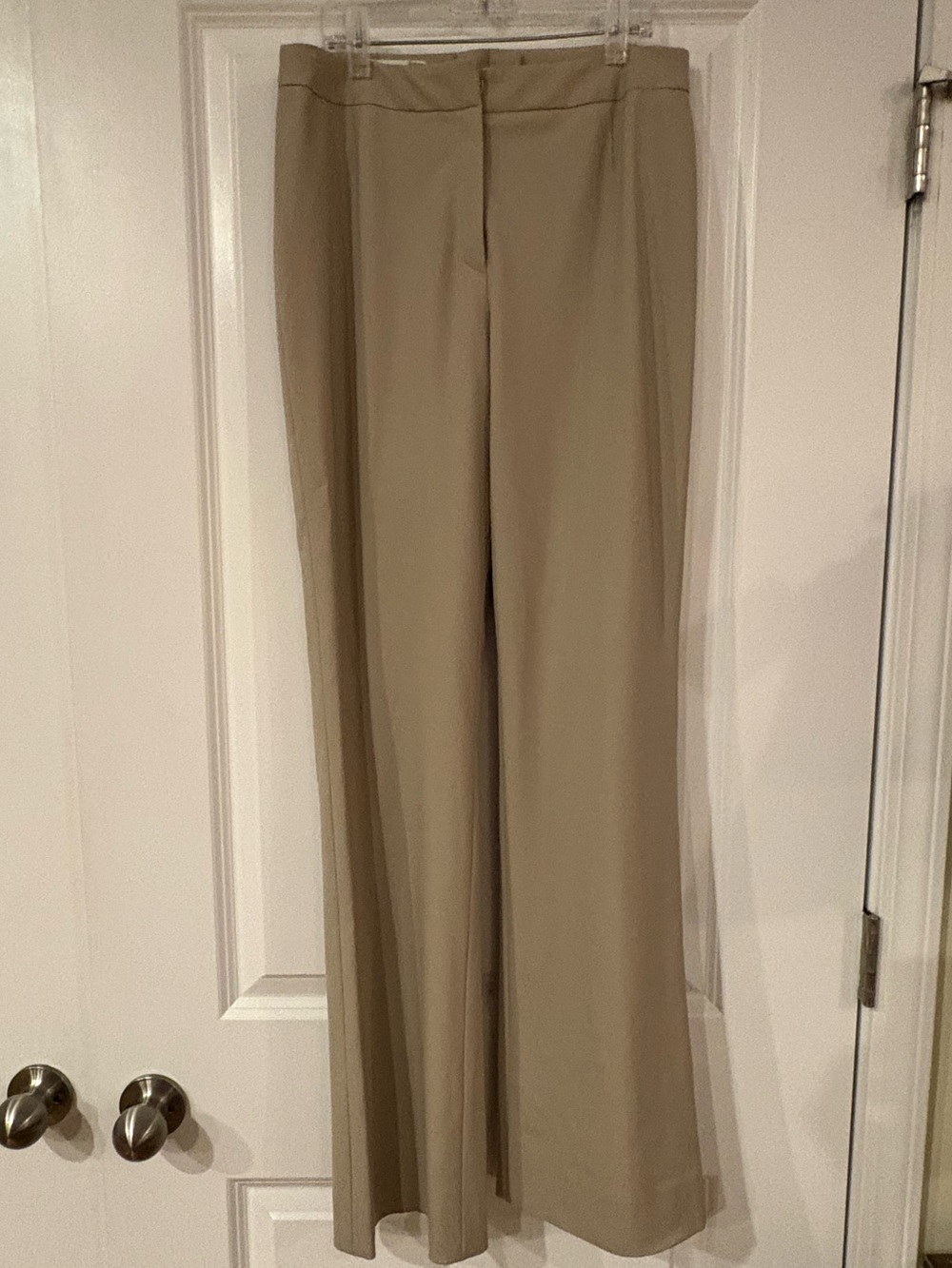 Escada Neutral Beige Wool Blend Dress Pants Slacks